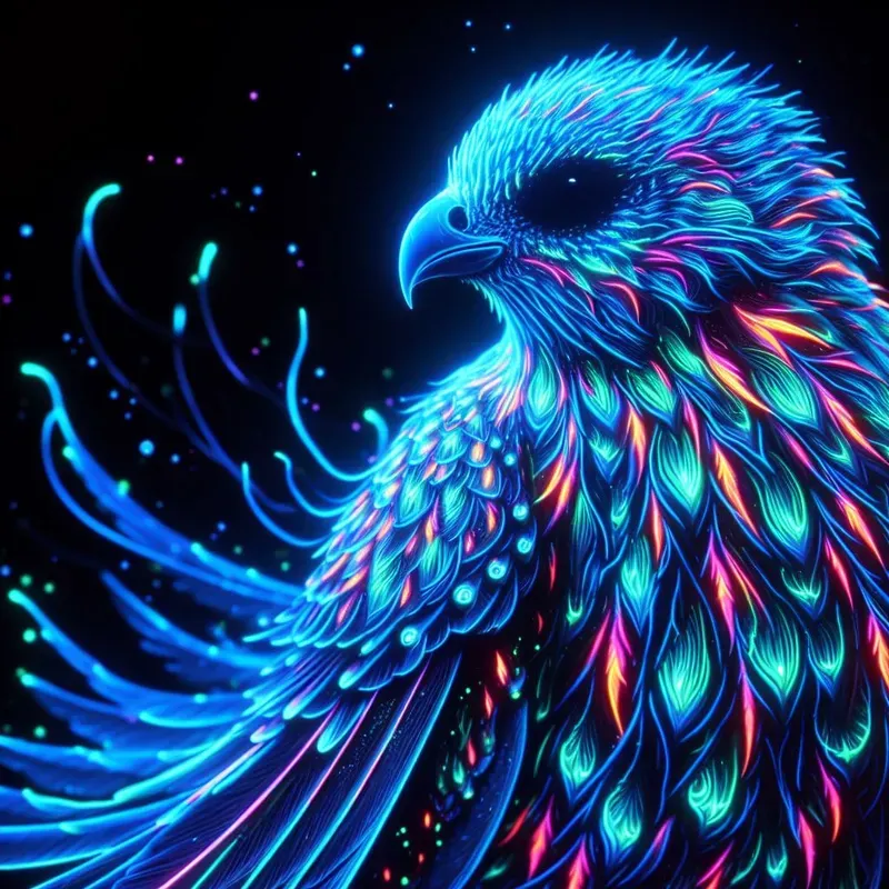 Bioluminescent Animals Glowing Neon