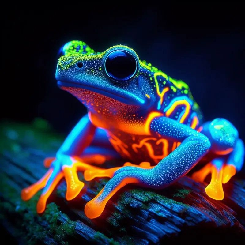Bioluminescent Animals Glowing Neon