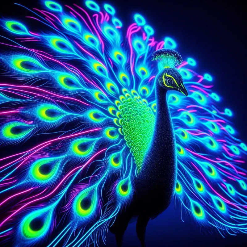 Bioluminescent Animals Glowing Neon