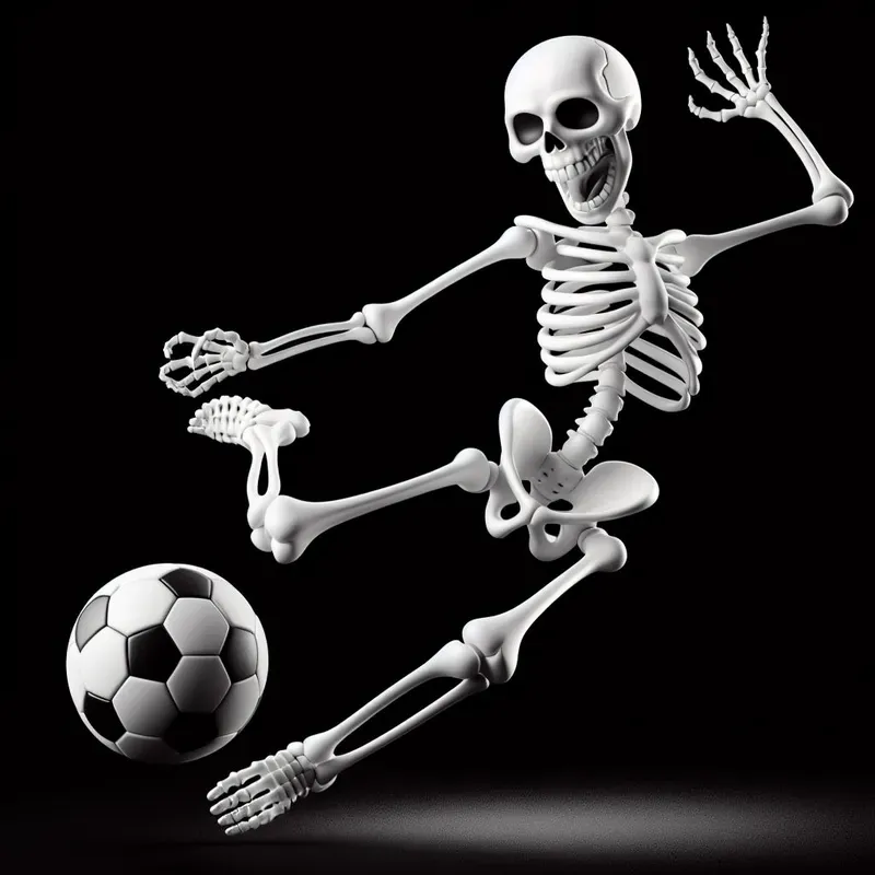 Funny Skeleton Vector Art
