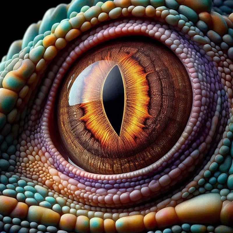 Realistic Animal Eye Macro Photos