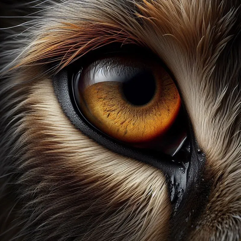 Realistic Animal Eye Macro Photos