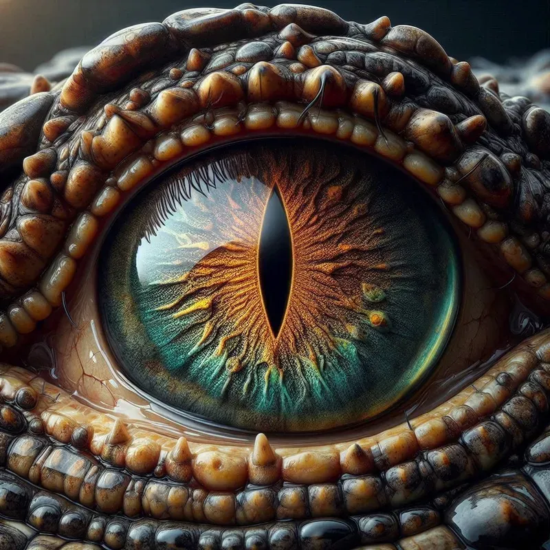 Realistic Animal Eye Macro Photos