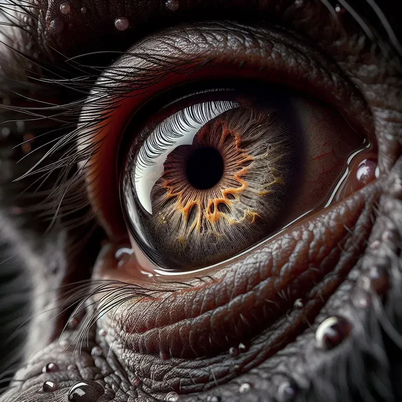 Realistic Animal Eye Macro Photos