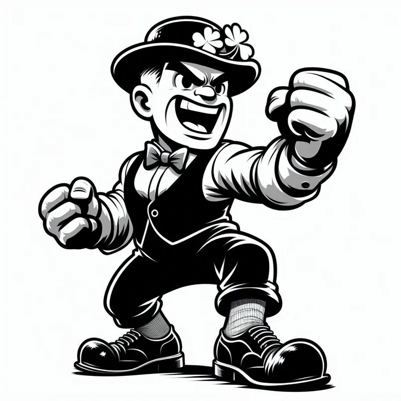 1930s Retro Cartoon Style