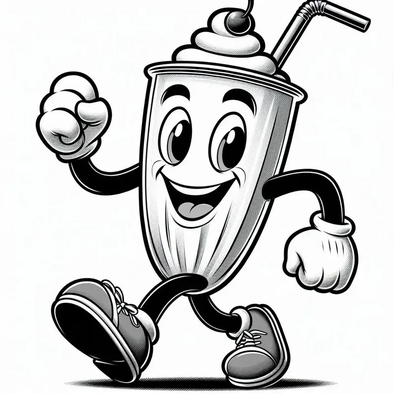 1930s Retro Cartoon Style