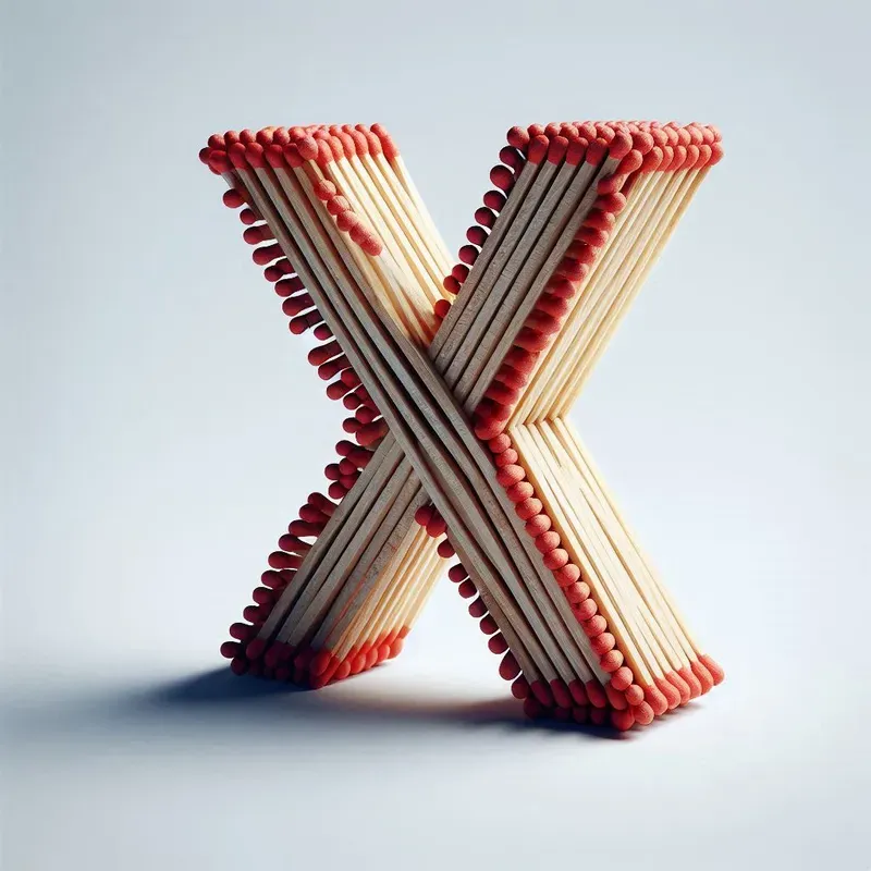 Matchstick 3D Letters And Numbers