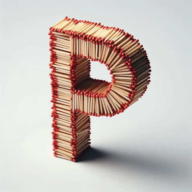 Matchstick 3D Letters And Numbers
