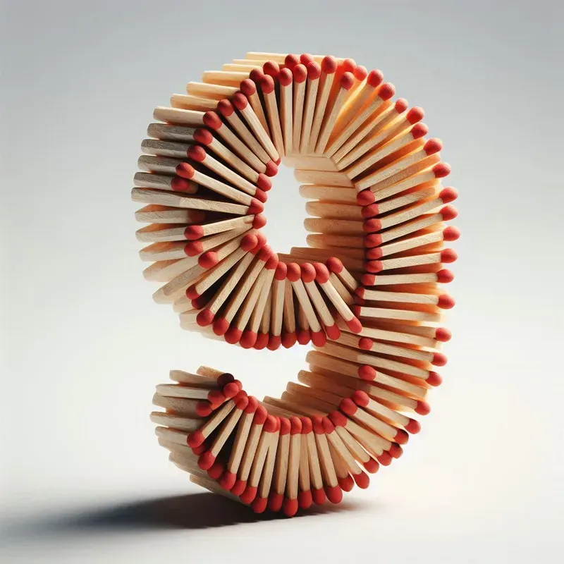 Matchstick 3D Letters And Numbers