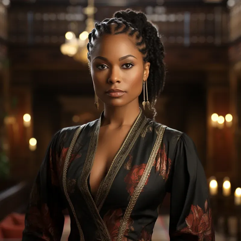 Realistic Black Women Portraits