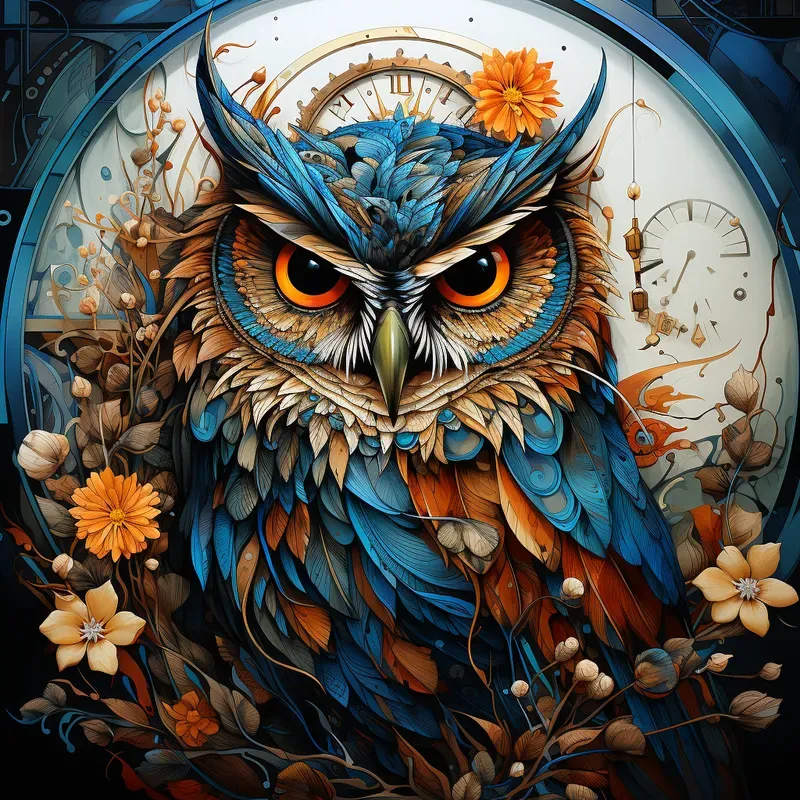 Abstract Animal Art Collages