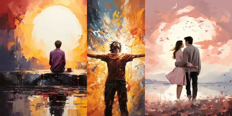 Emotional Art Themes Visualize Feelings generated by undefined