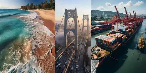 Drone Photos Aerial Views generated by midjourney