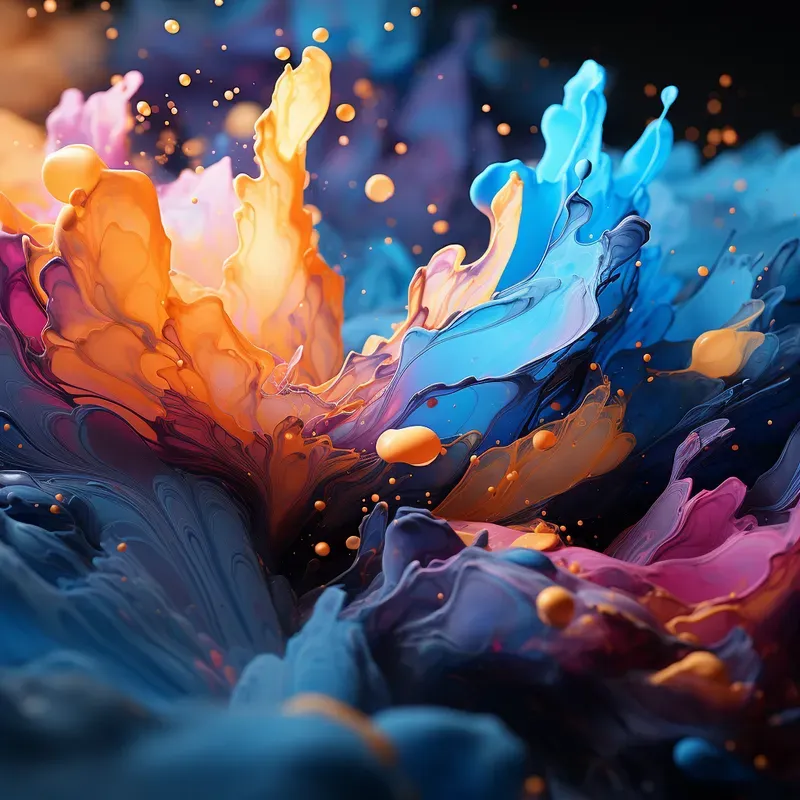 Paint Splash 8k Desktop Wallpapers