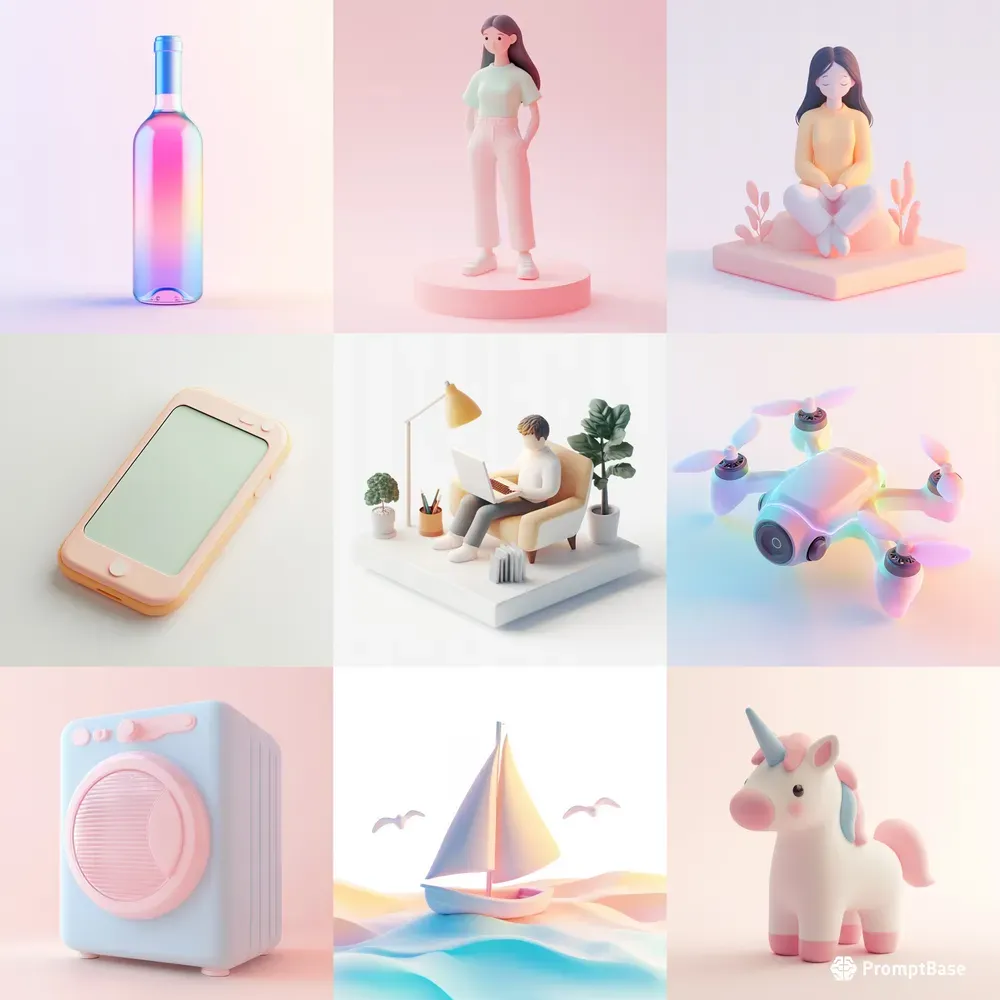 3D Web Illustrations
