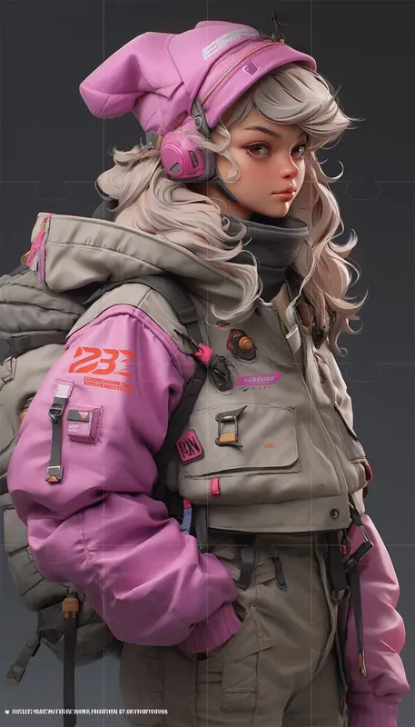 Scifi Gameanime Character Designs