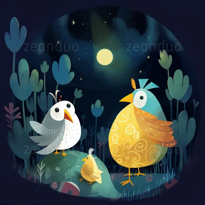 Childrens Book Animal Illustrations