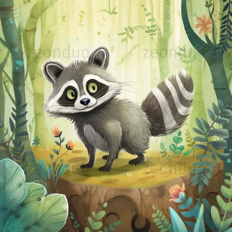 Childrens Book Animal Illustrations