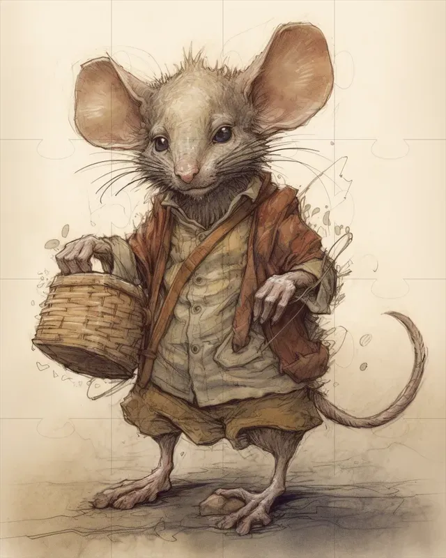 Anthro Animal Designs In Medieval Style