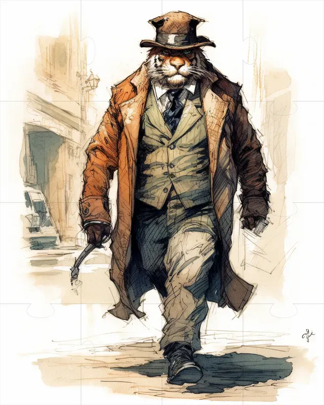 Anthro Animal Designs In Medieval Style