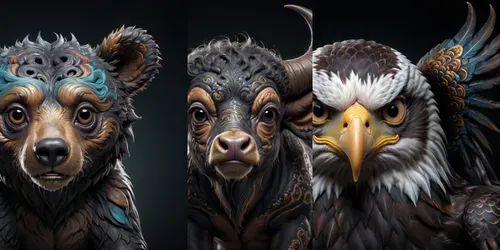 Vibrant Animal Brands generated by stable-diffusion