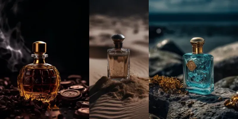 Perfume Product Photographs generated by undefined