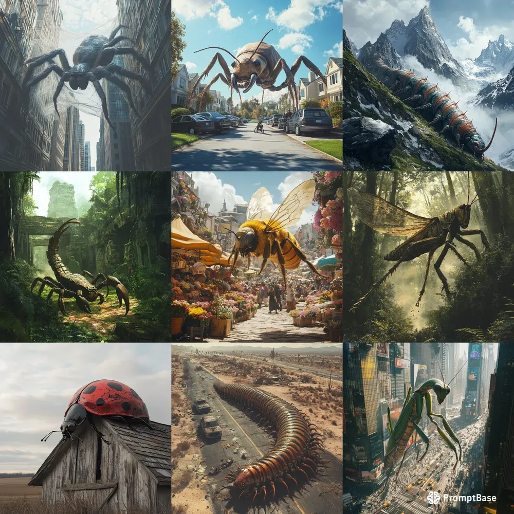 If Insects Were Giants Realistic Images
