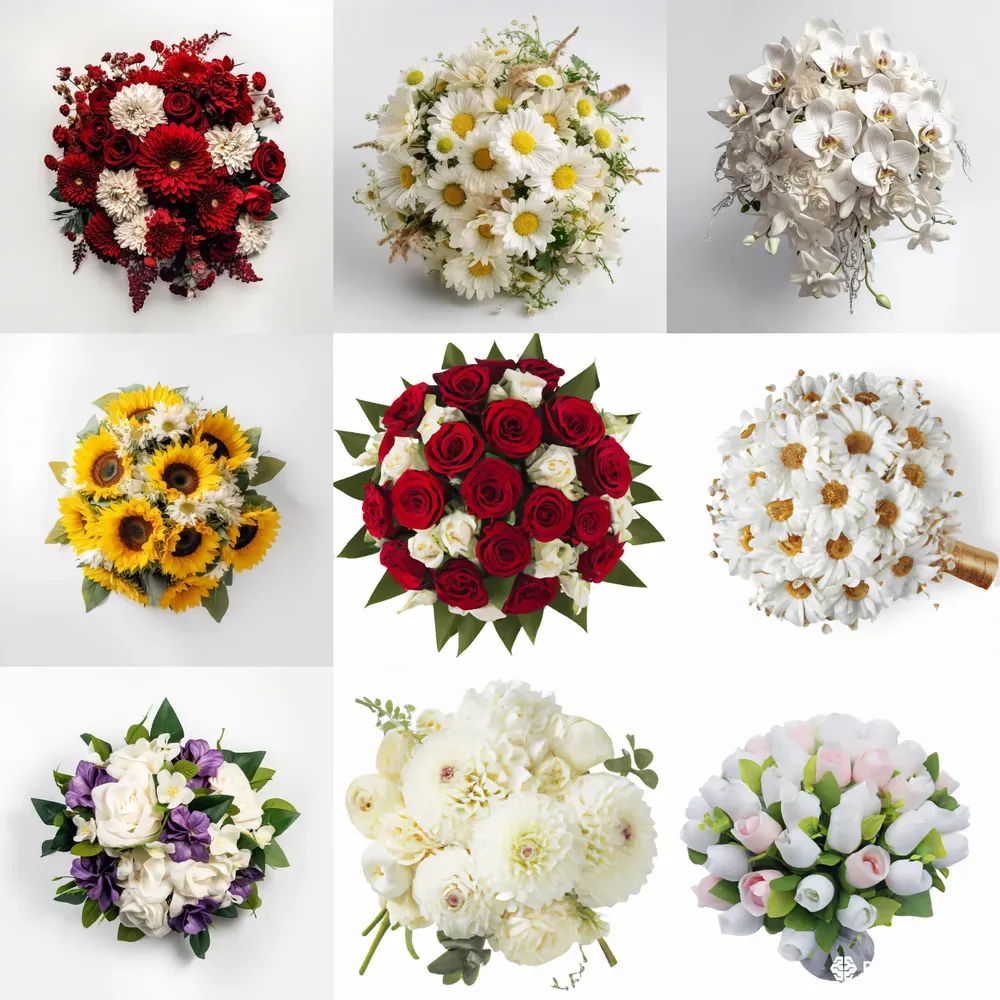 Studio Photos Of Bouquets