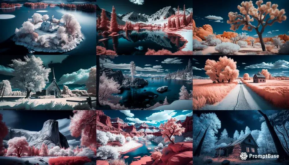 Thermal Landscape Photographs