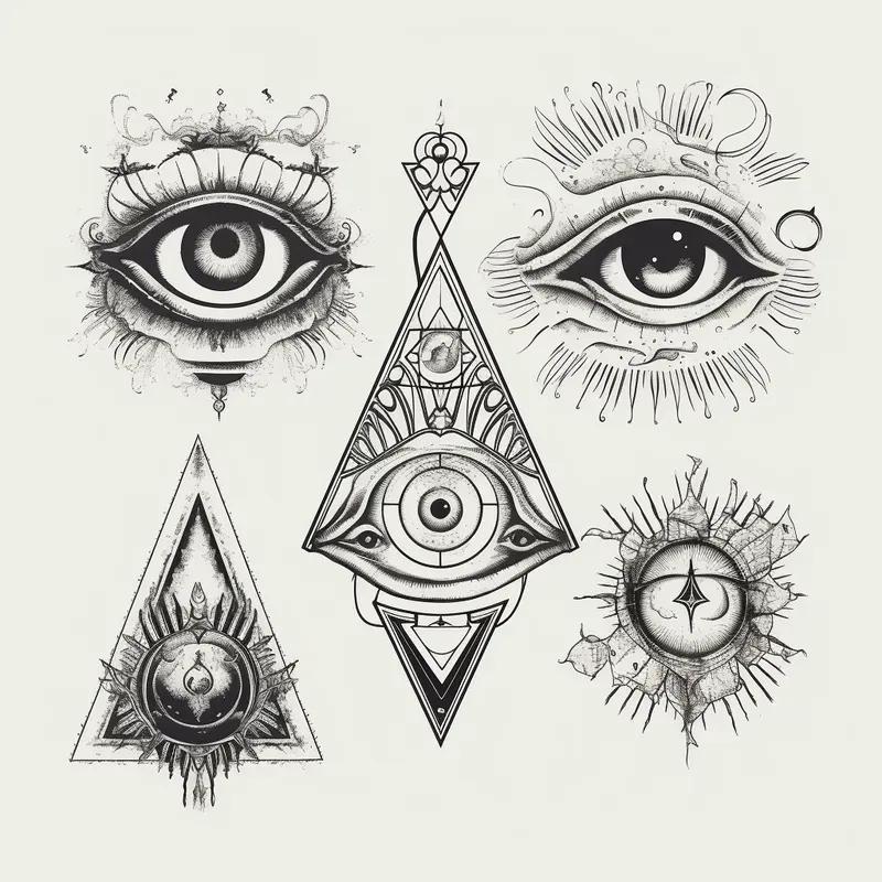 Spiritual Tattoo Art Logos