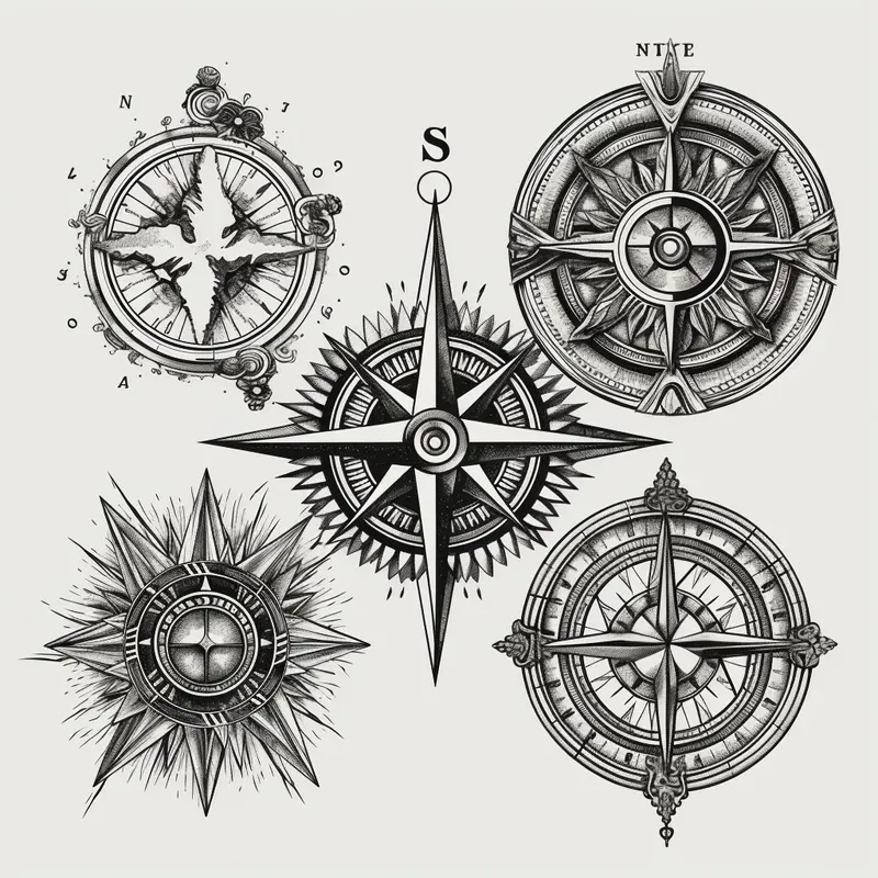 Spiritual Tattoo Art Logos