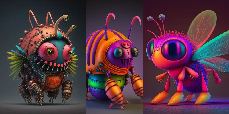 3D Fantasy Bugs generated by undefined