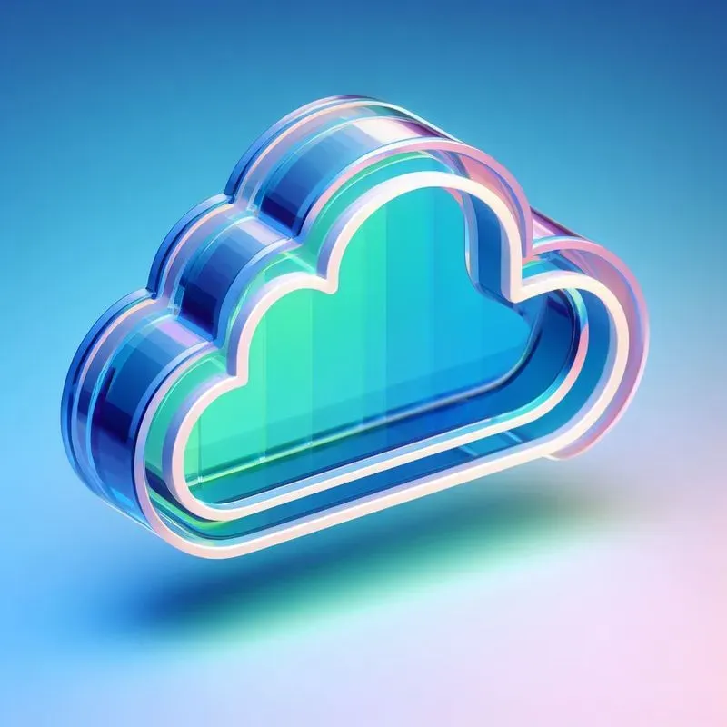 Vibrant 3D Logos And Icons Glass