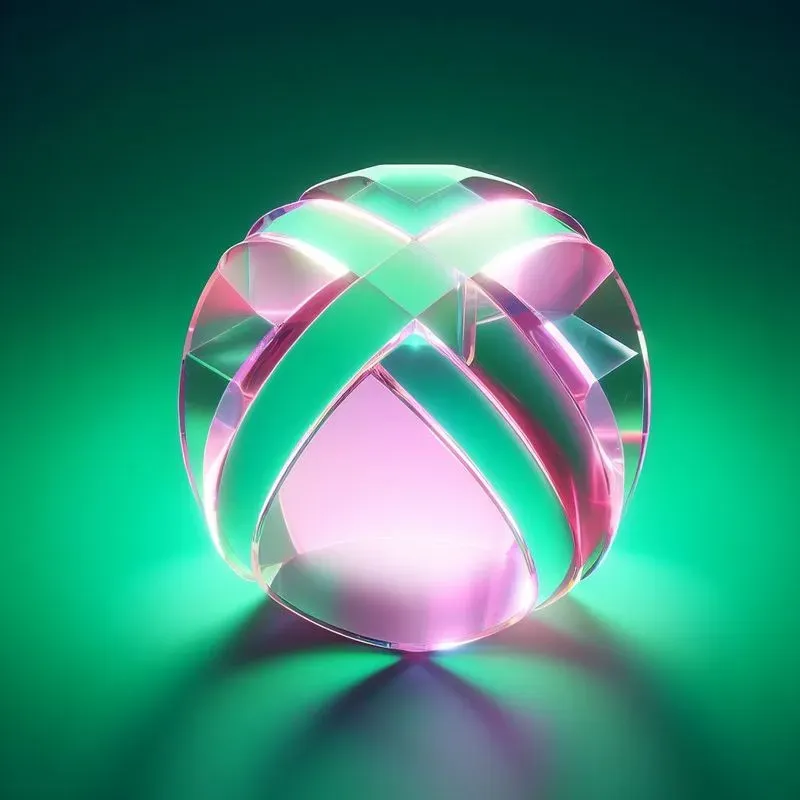 Vibrant 3D Logos And Icons Glass