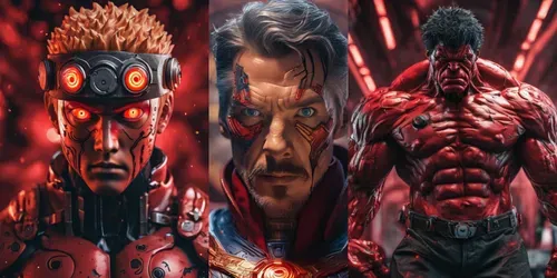 Cyborg Superheroes generated by stable-diffusion