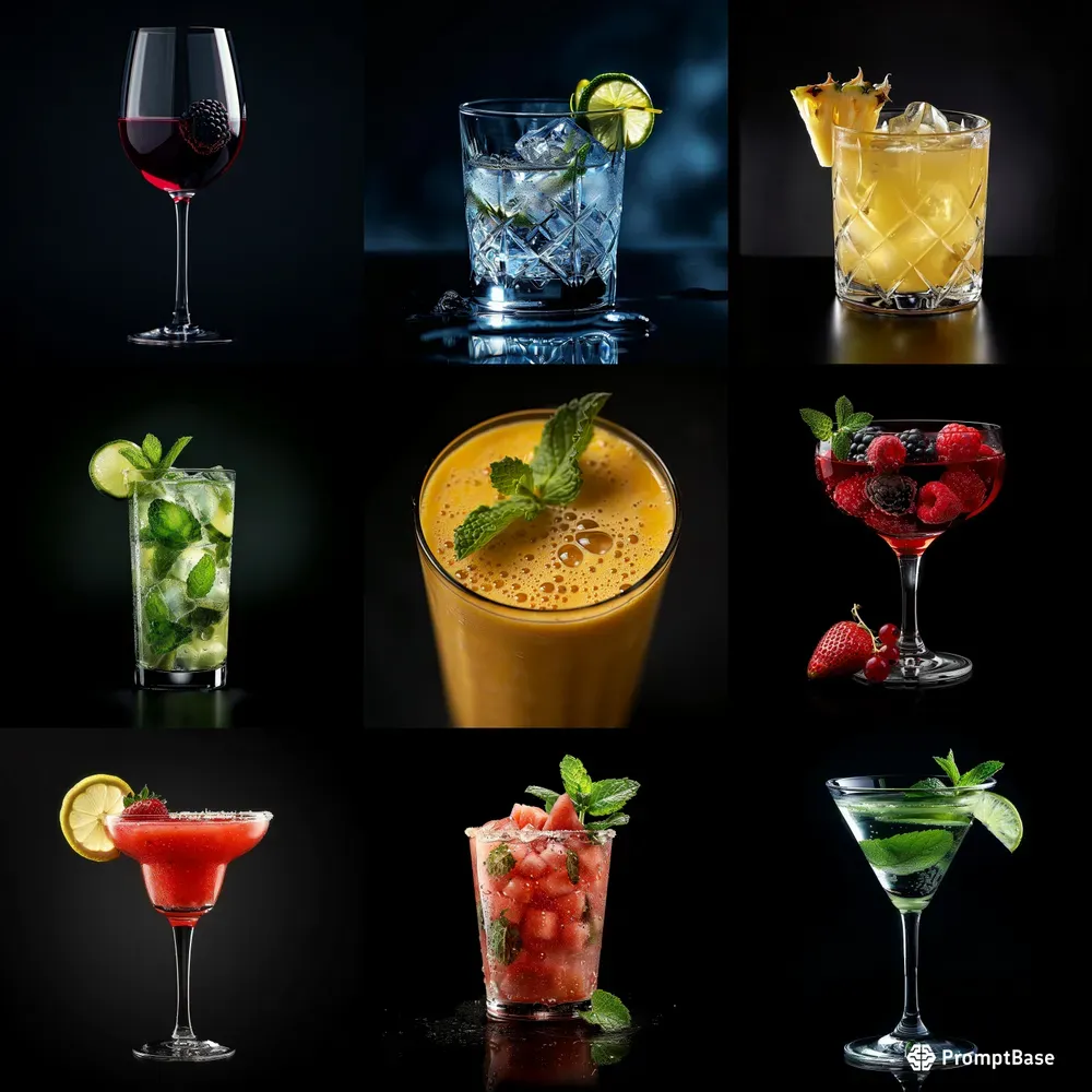 Cocktail Drinks Photographs