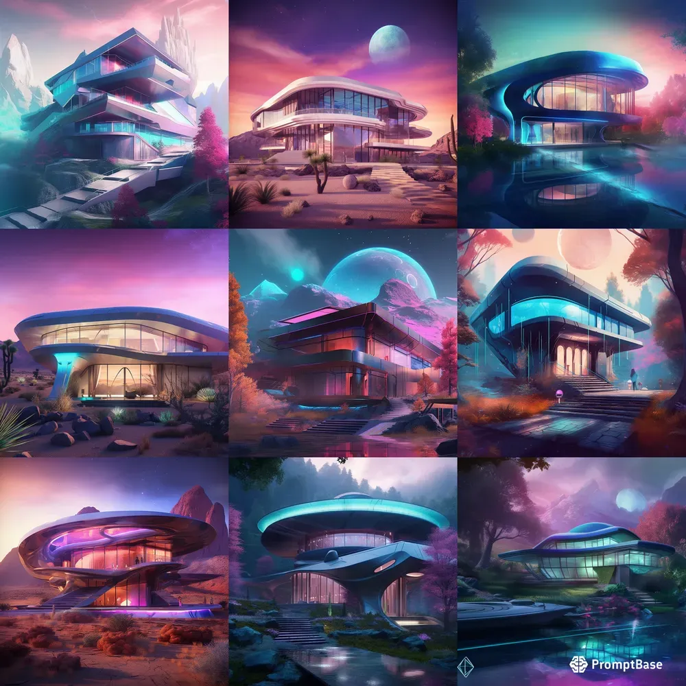 Futuristic Alien Architecture Designs