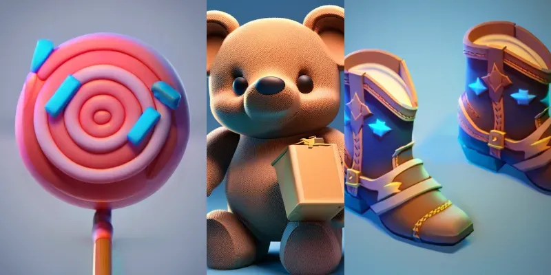 3D Objects generated by undefined
