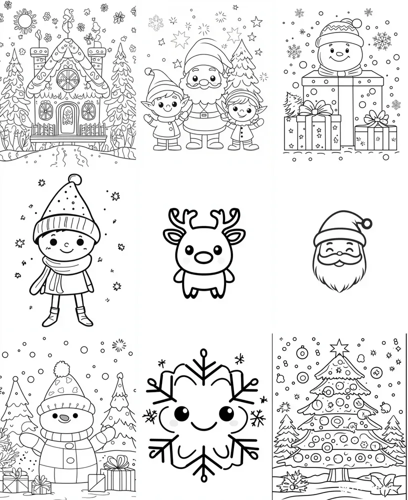 Christmas Coloring Books For Children