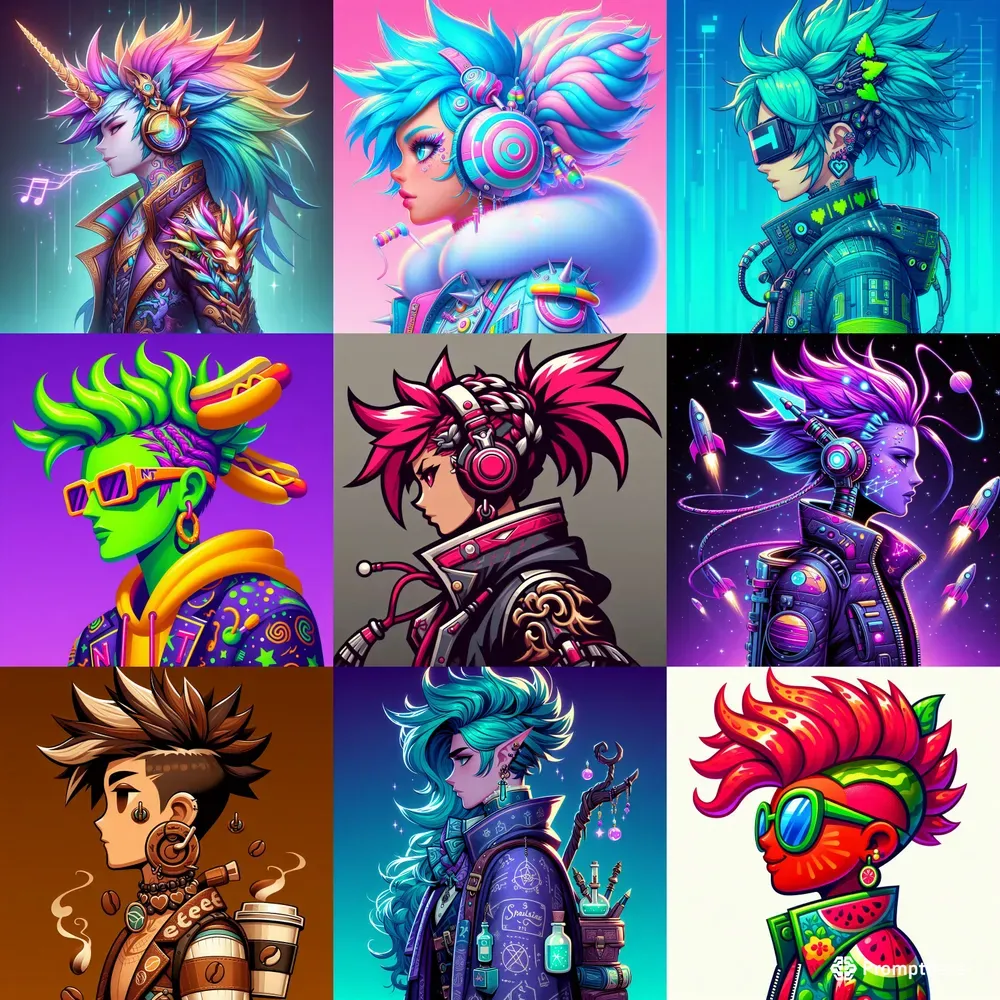 Azuki Style NFT Characters