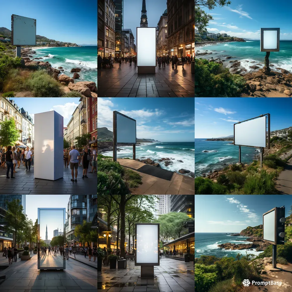 Billboard Mockup Advertising Photography