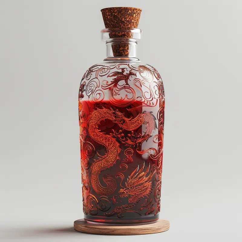 Realistic 3D Antique Potions