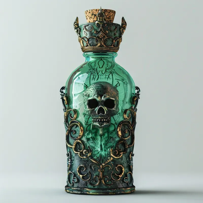 Realistic 3D Antique Potions