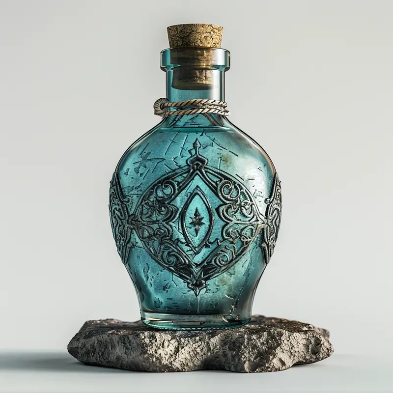 Realistic 3D Antique Potions
