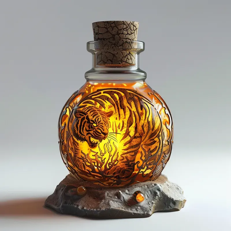 Realistic 3D Antique Potions