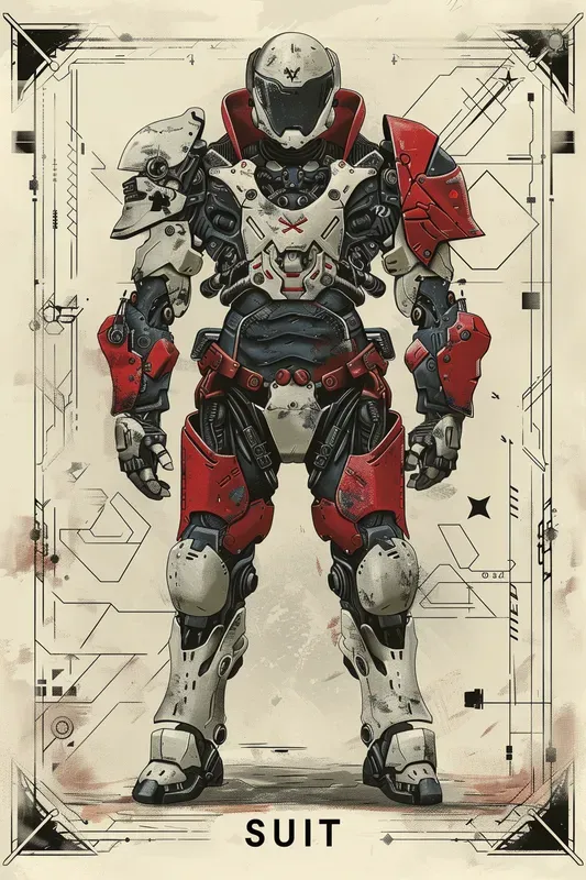 Retro Sci-fi Poster Wall Art
