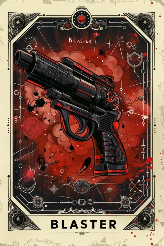 Retro Sci-fi Poster Wall Art