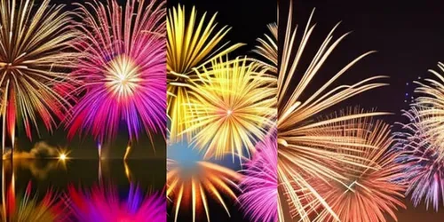 Fireworks generated by stable-diffusion