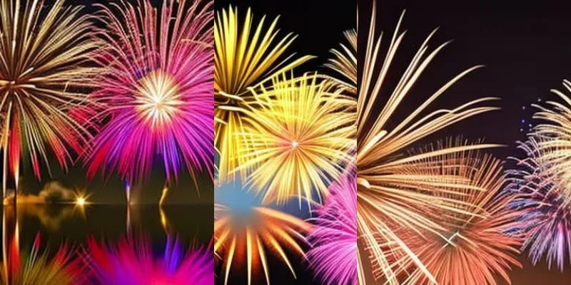 Fireworks generated by undefined