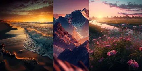 Stunning Photorealistic Landscapes generated by midjourney